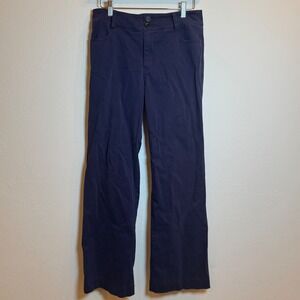 Soft Surroundings Women's Navy‎ Blue Cotton Lyocell Spandex Pants Size 4